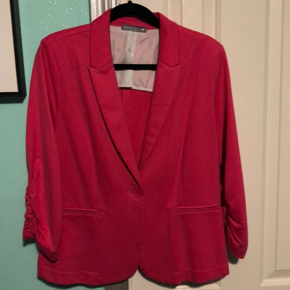 Olivia Moon hot pink jacket